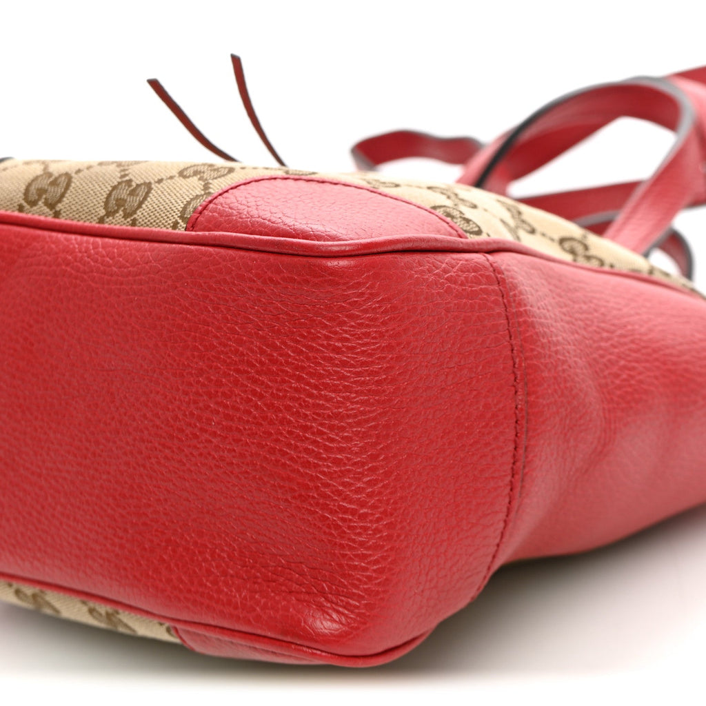 Monogram Small Bree Tote Red