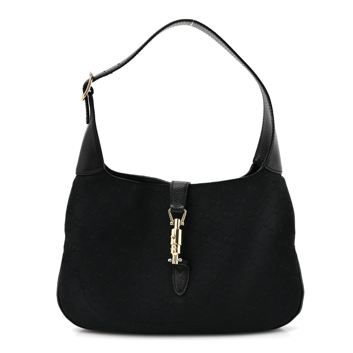 Monogram Small Jackie O Hobo Black