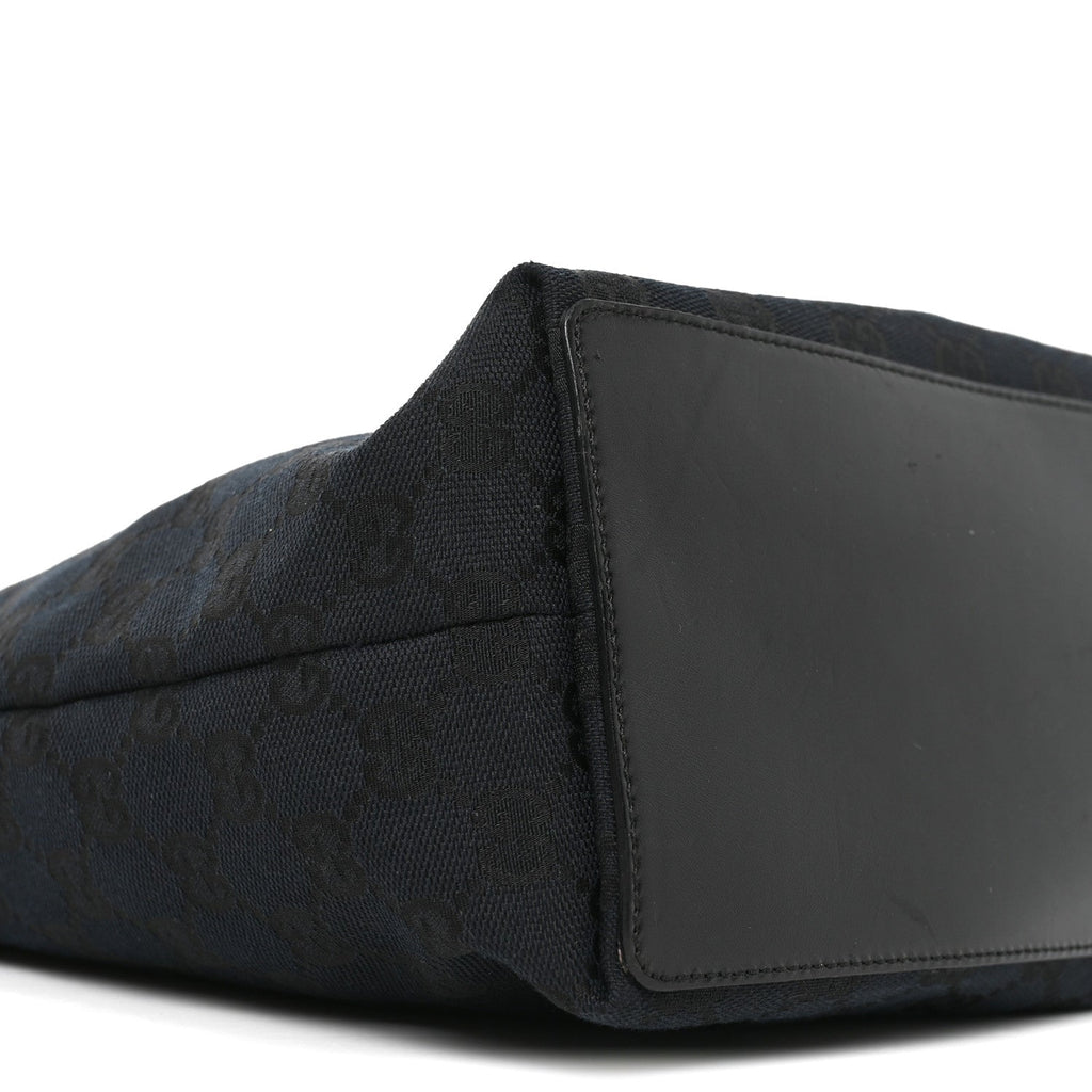 Monogram Large Bucket Tote Black