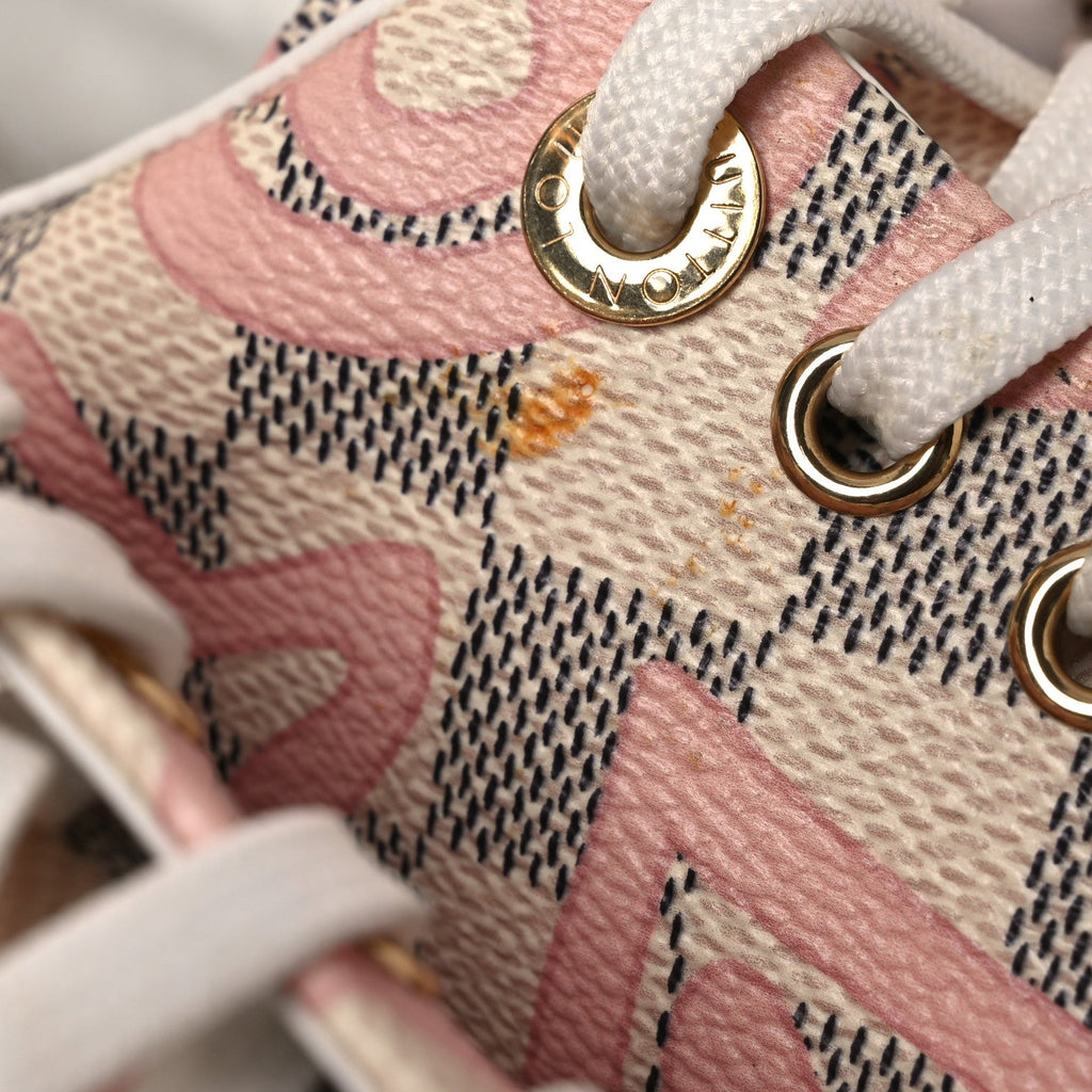 Damier Azur Tahitienne Bora Bora Sneakers 40 Rose Ballerine
