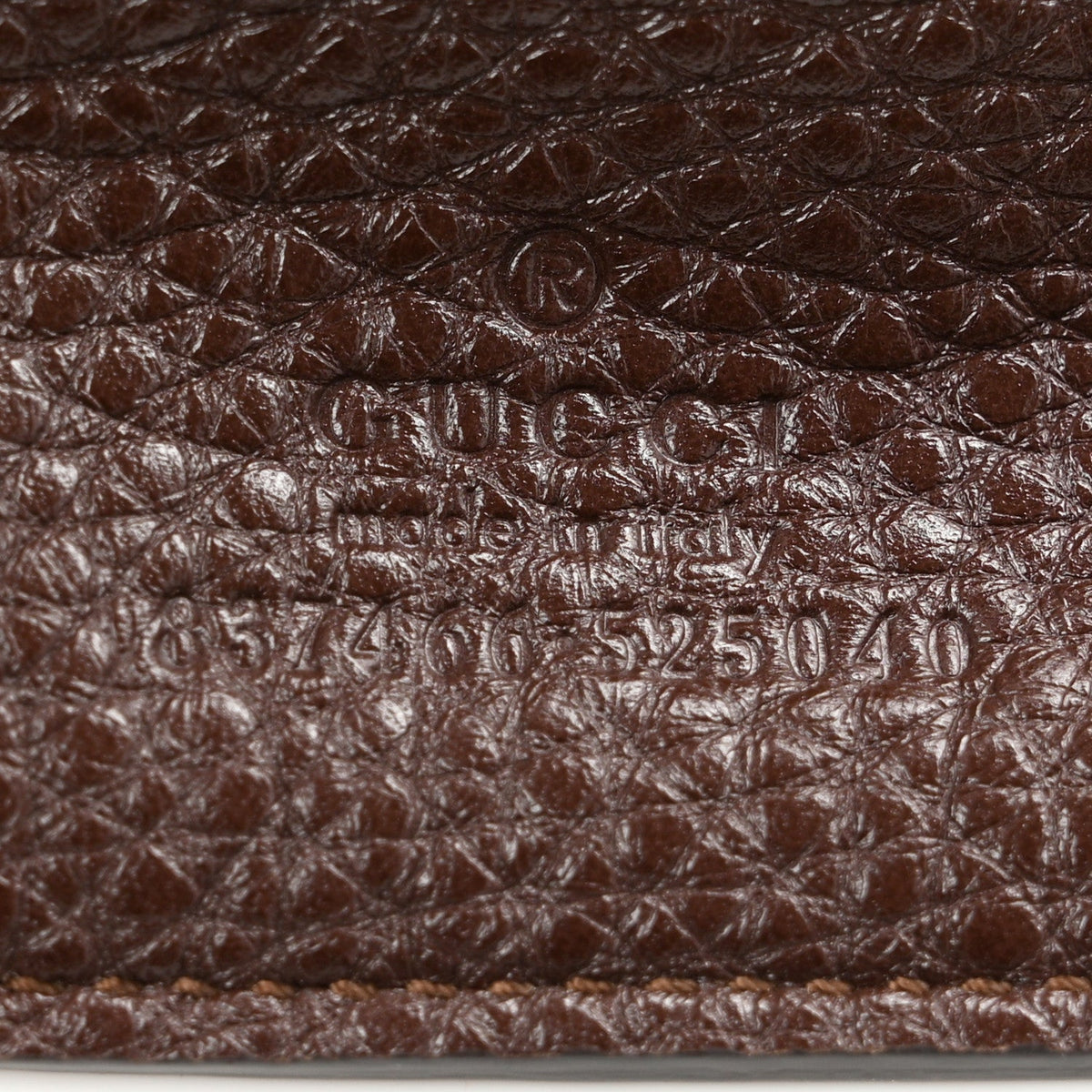 Grained Calfskin Softbit Maxi Shoulder Bag Dark Brown