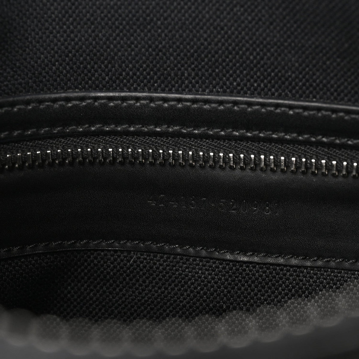 GG Supreme Monogram Appia Calfskin Web Flat Messenger Bag Black Grey