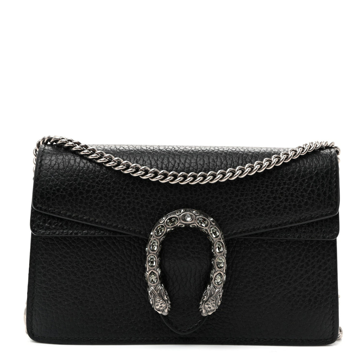 Calfskin Super Mini Dionysus Shoulder Bag Black