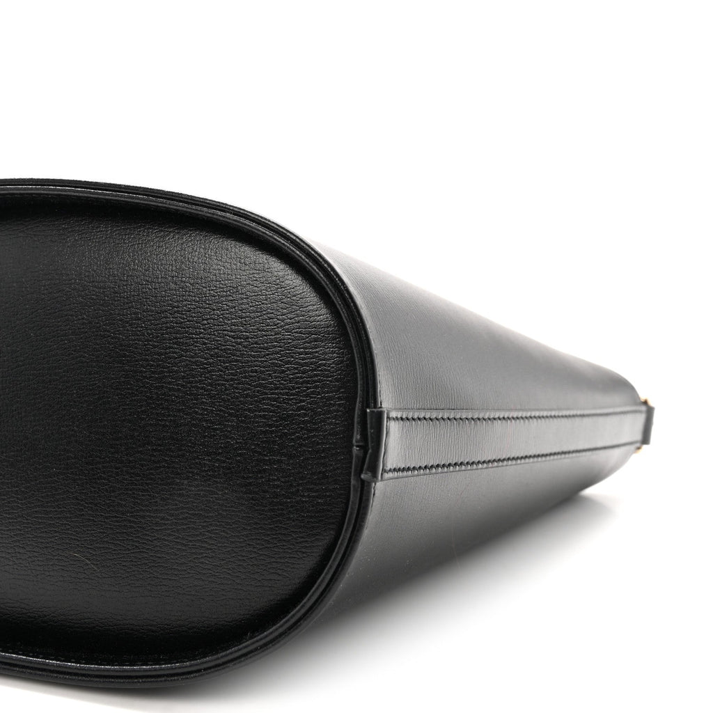 Tritone Calfskin Web Mini Ophidia Bucket Bag Black