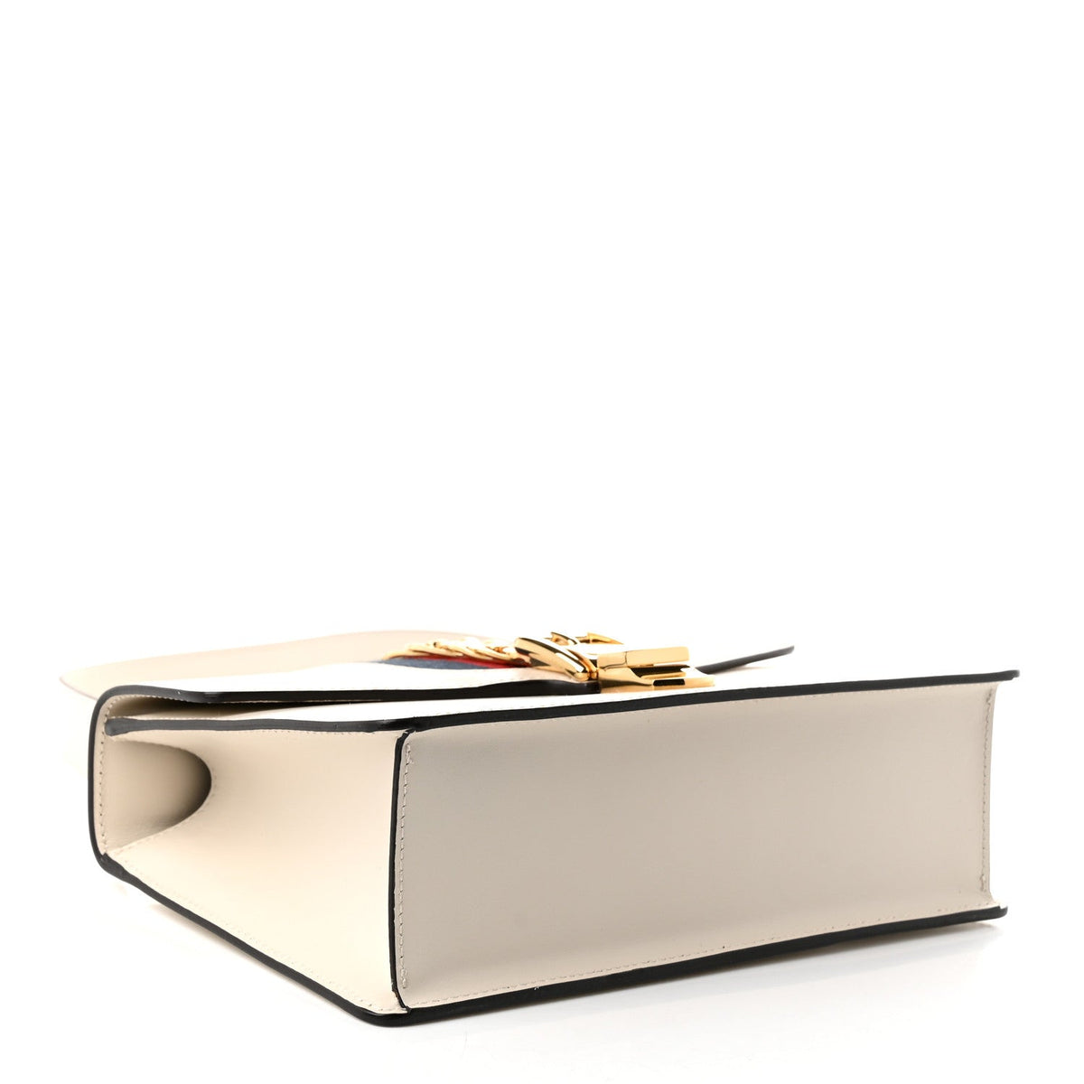 Calfskin Small Sylvie Shoulder Bag Off White