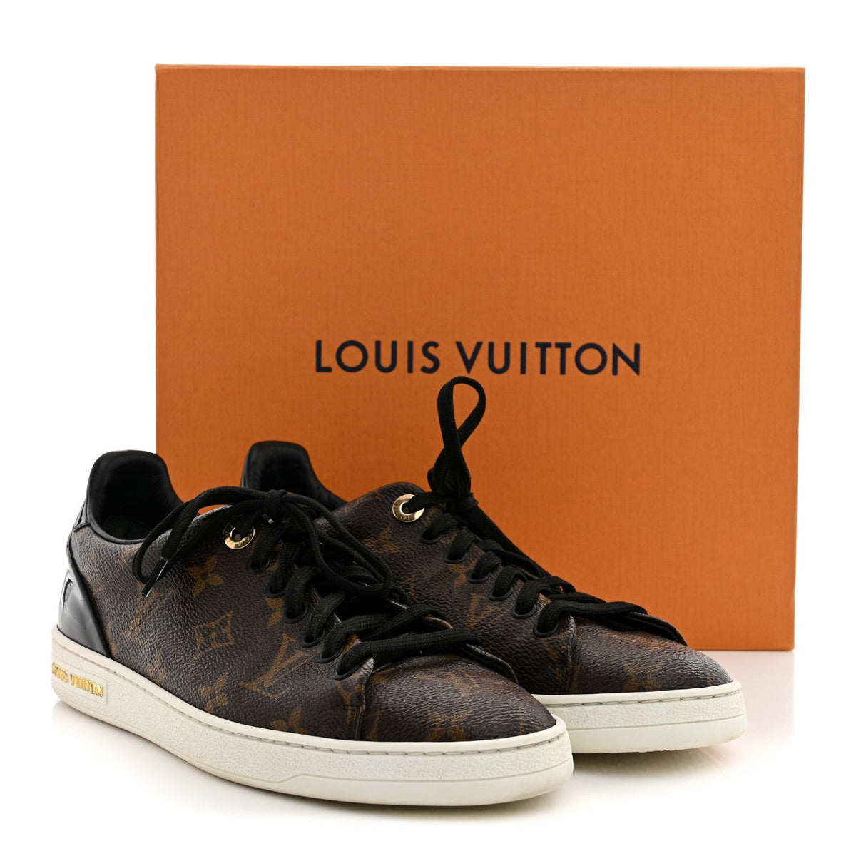 Patent Monogram Frontrow Sneakers 37