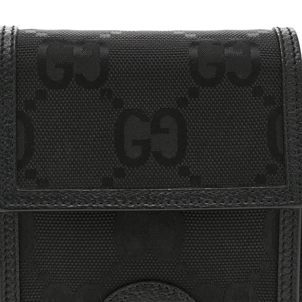 Econyl Nylon Monogram Off The Grid Crossbody Bag Black