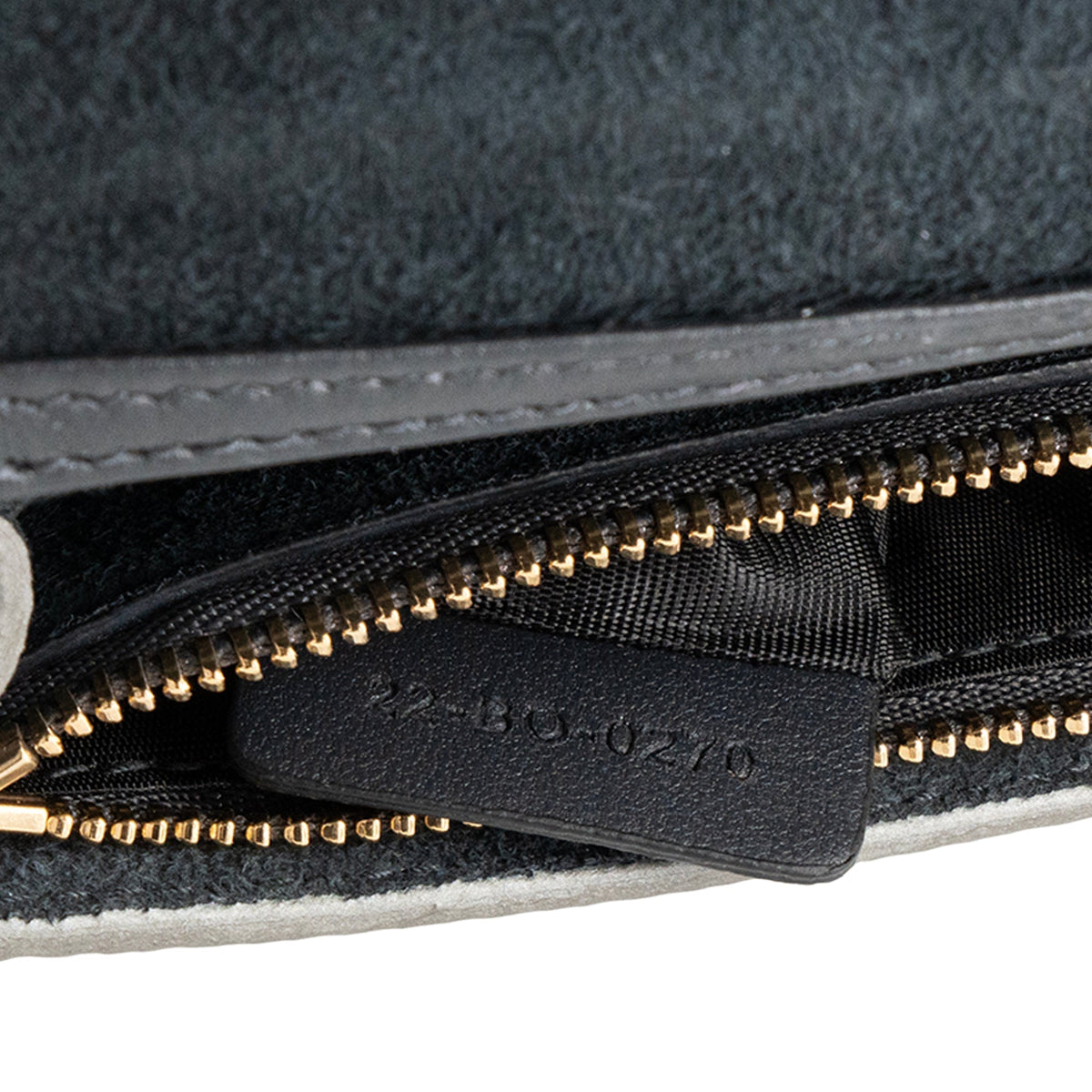 DIOR - Montaigne Pouch handbag in silver micro cannage leather