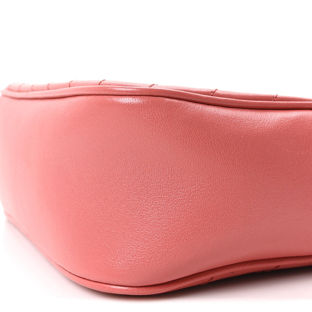 Sakai Be Green Calfskin Diagonal Stitched Small Blondie Shoulder Bag Gorgeus Grace