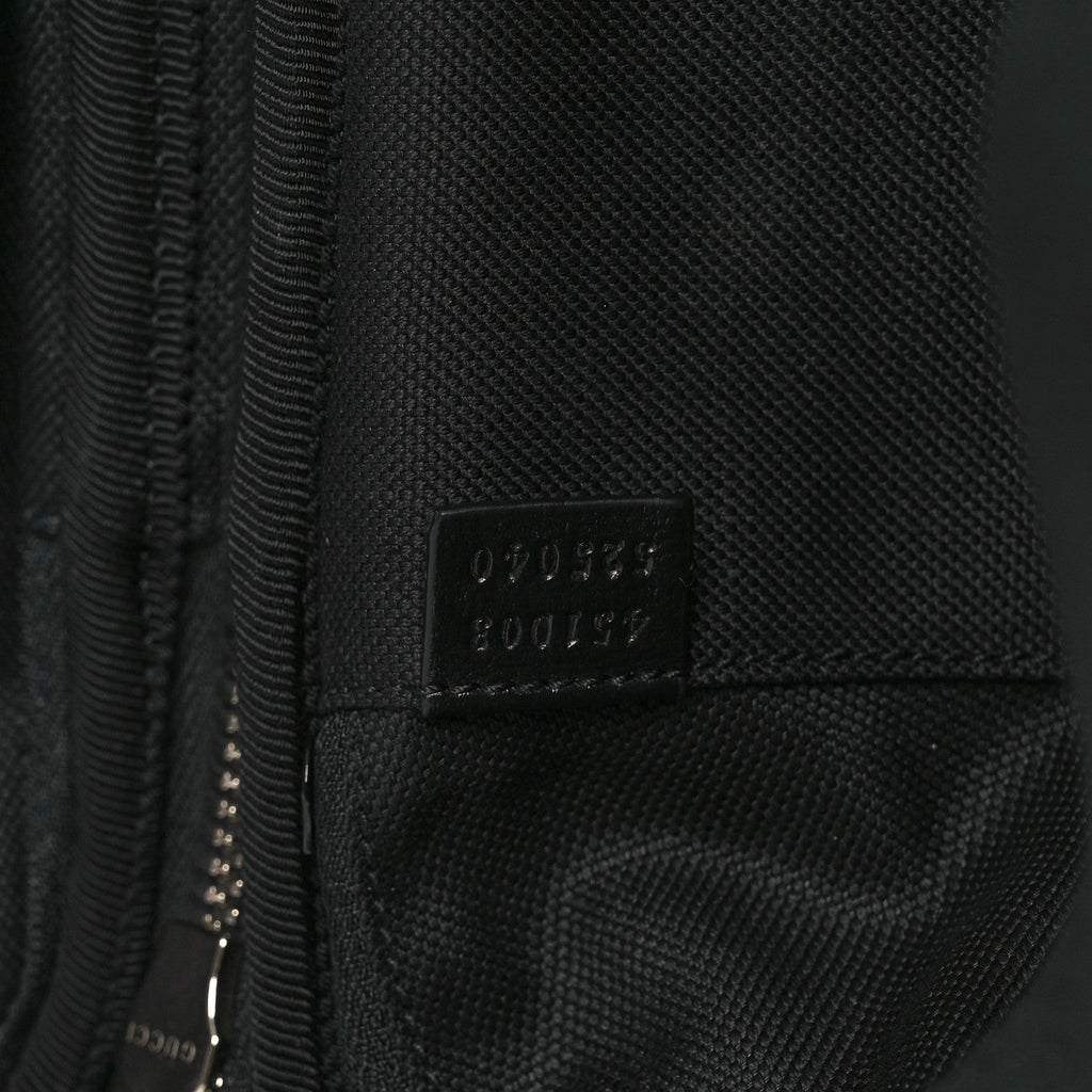 GG Supreme Monogram Four Wheel Suitcase Black Grey