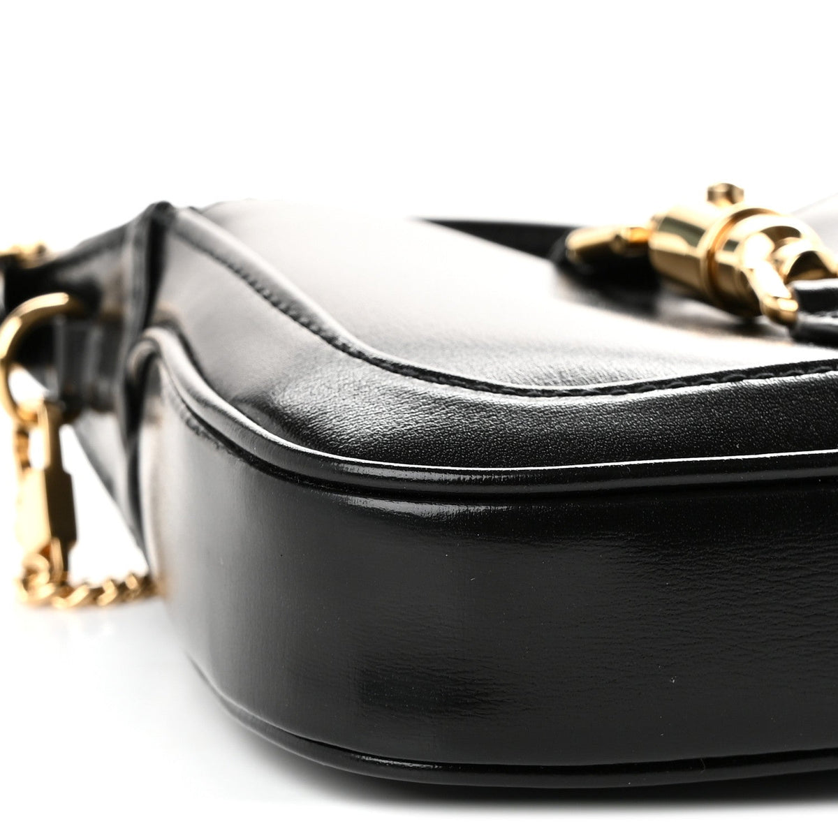 Boarded Dyana Lux Calfskin Nano Jackie 1961 Hobo Black