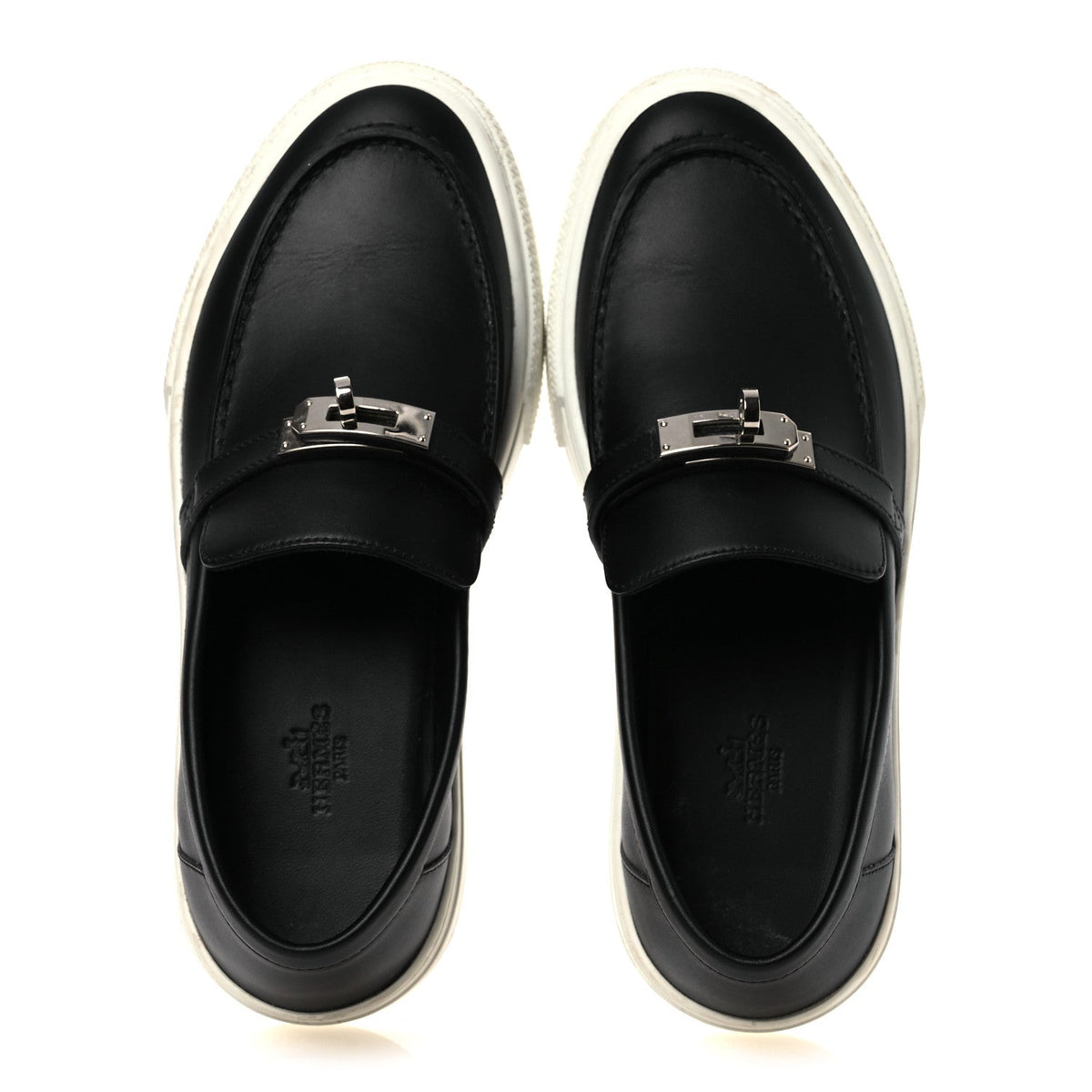Calfskin Game Slip On Sneakers 37 Black