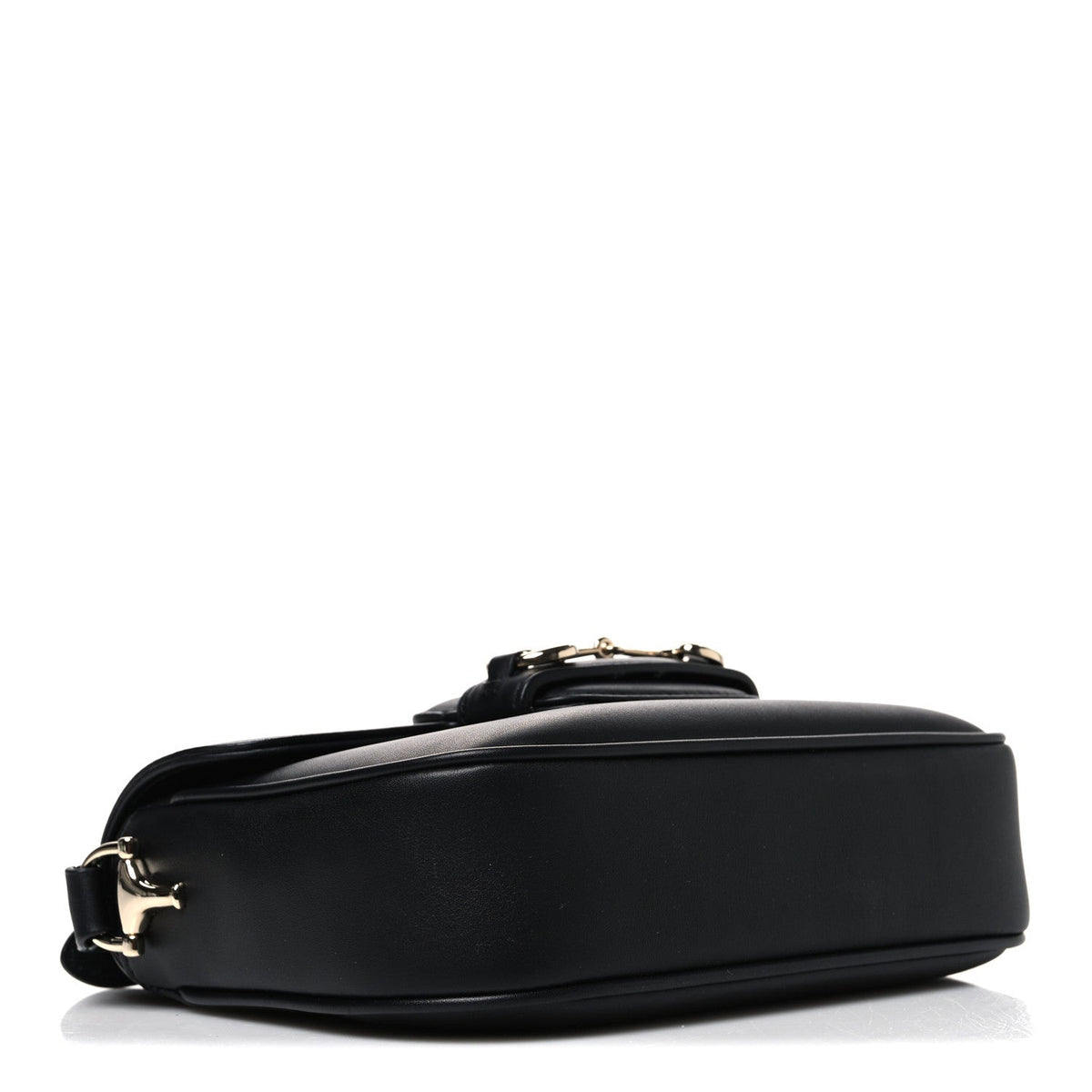 Arabella Calfskin Horsebit 1955 Shoulder Bag  Black