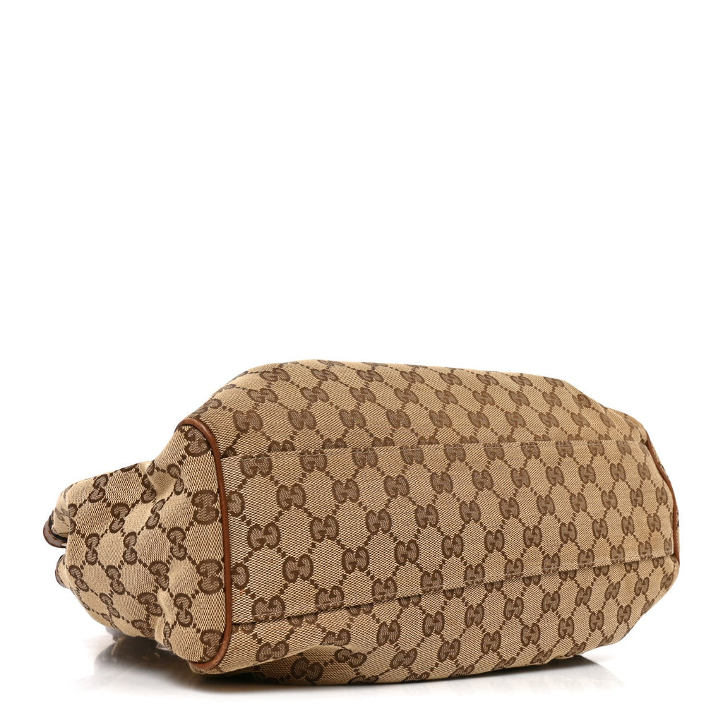 Monogram Medium Sukey Tote Brown