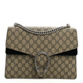 GG Supreme Monogram Medium Dionysus Shoulder Bag Black