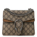 GG Supreme Monogram Mini Dionysus Shoulder Bag Taupe