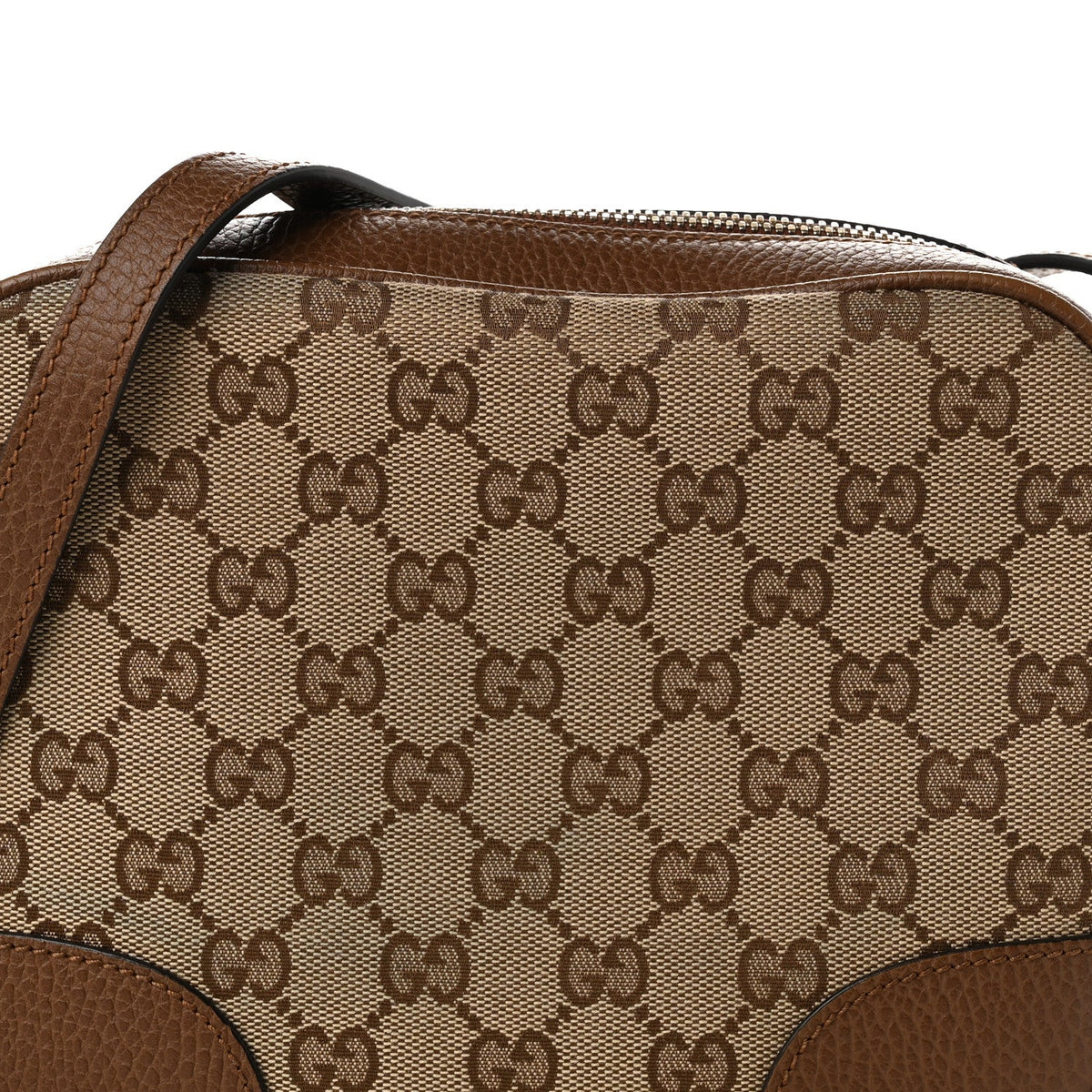 Monogram Mini Bree Messenger Bag Beige Tabacco