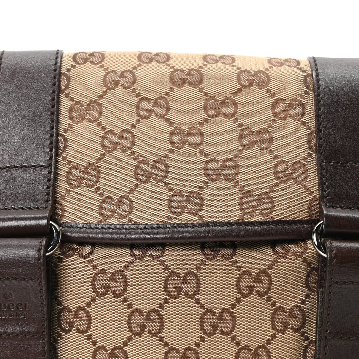 Monogram Waist Belt Bag Dark Brown