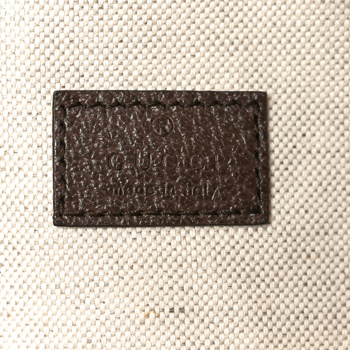 Monogram Jumbo GG Textured Dollar Calfskin Web Belt Bag Camel Ebony New Acero
