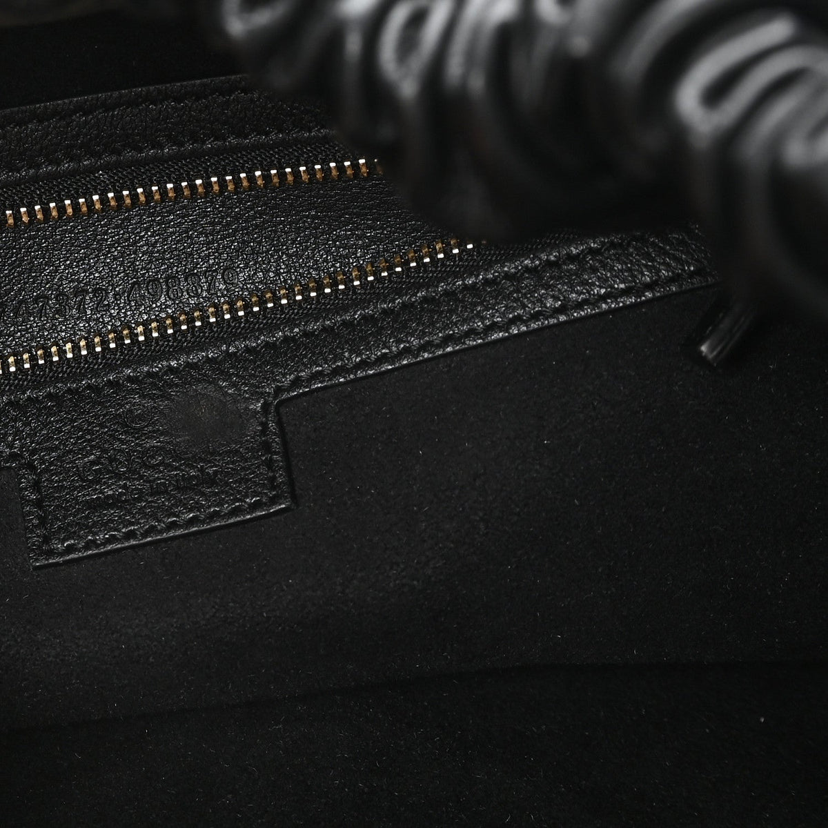 Calfskin Large Blondie Tote  Black