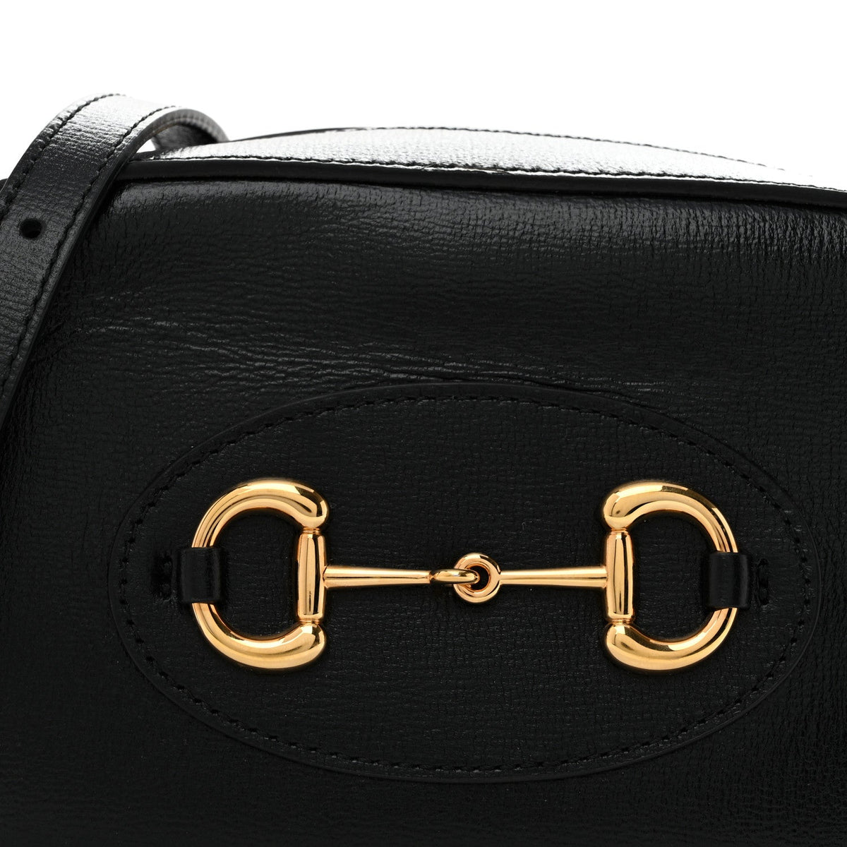 Calfskin Mini Horsebit 1955 Camera Shoulder Bag  Black
