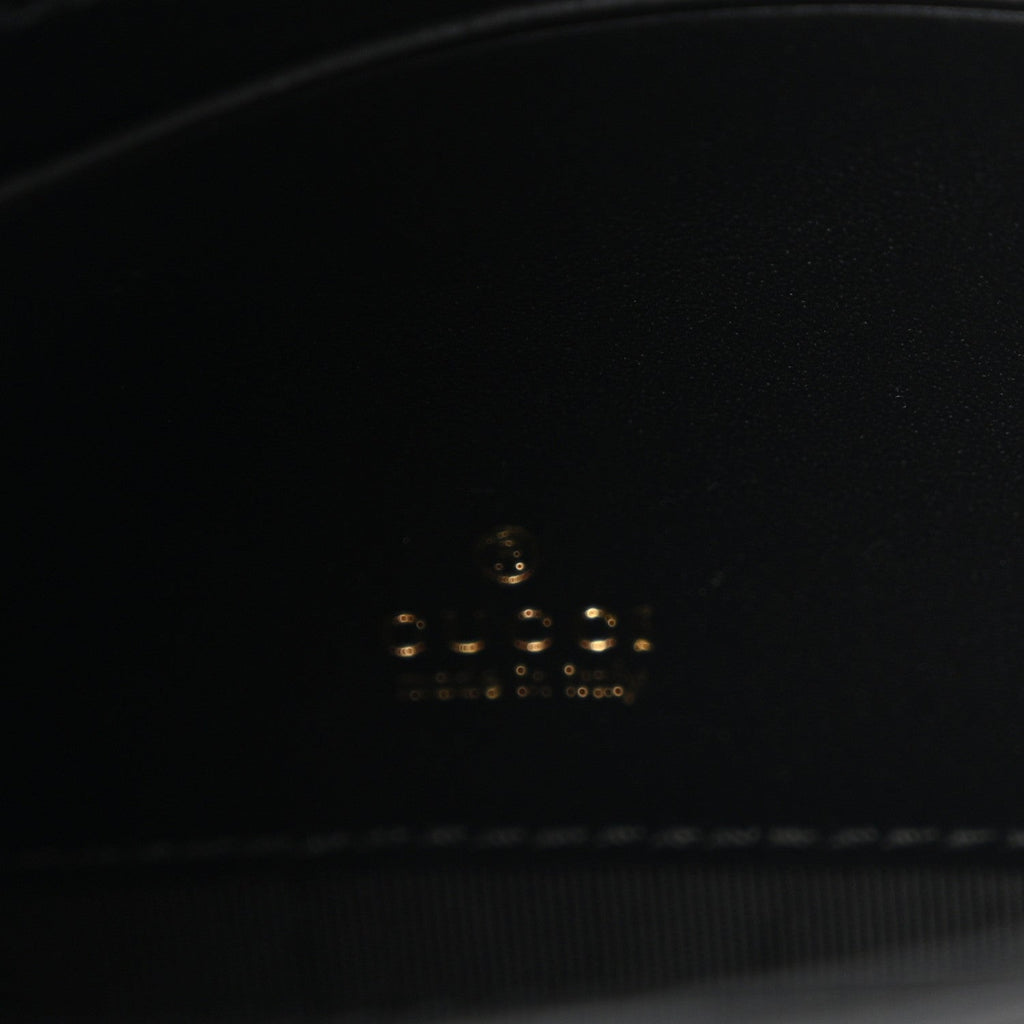 Shiny Calfskin Small Bamboo Night Bag Black