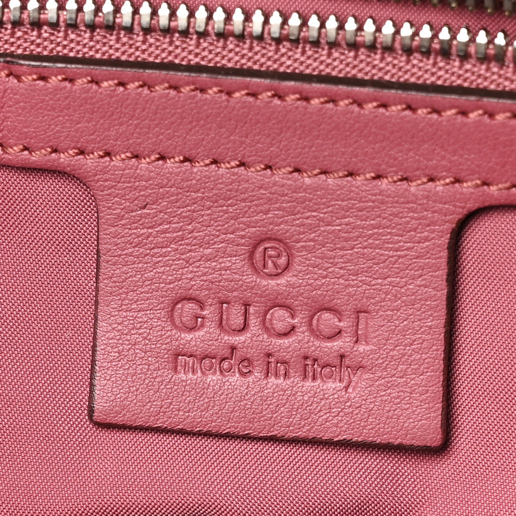GG Supreme Monogram Blooms Small Single Buckle Backpack Beige Multicolor Dry Rose