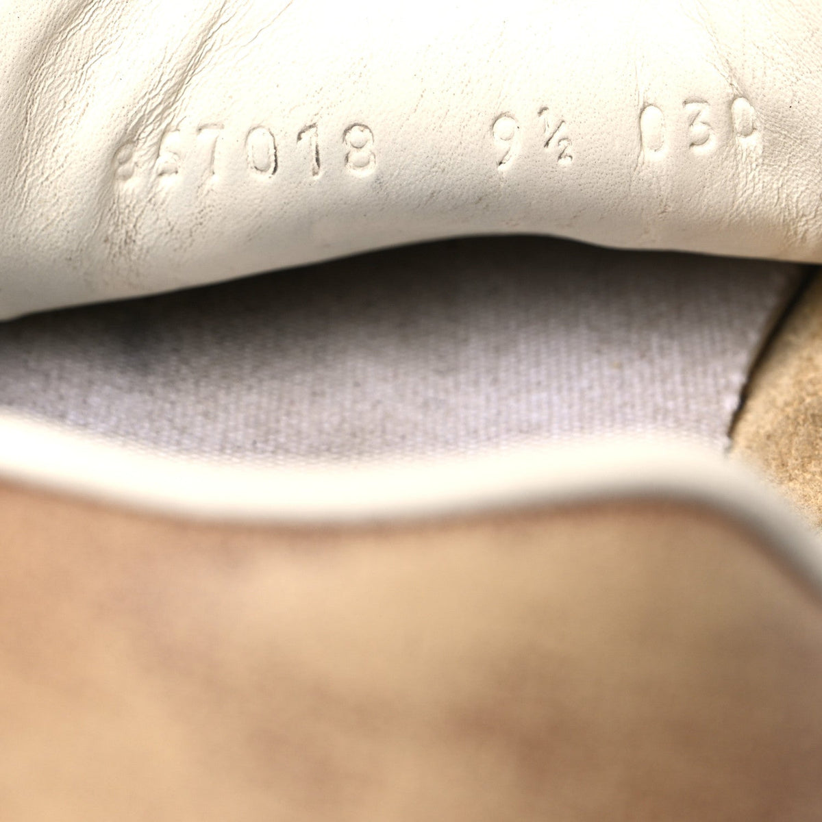 GG Monogram Suede Web Mens Shift Sneakers 9.5 Beige Brown