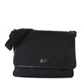 Monogram Web Medium Flap Messenger Black