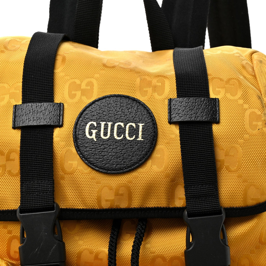 Econyl Nylon Monogram Off The Grid Utility Pocket Backpack Crop Black