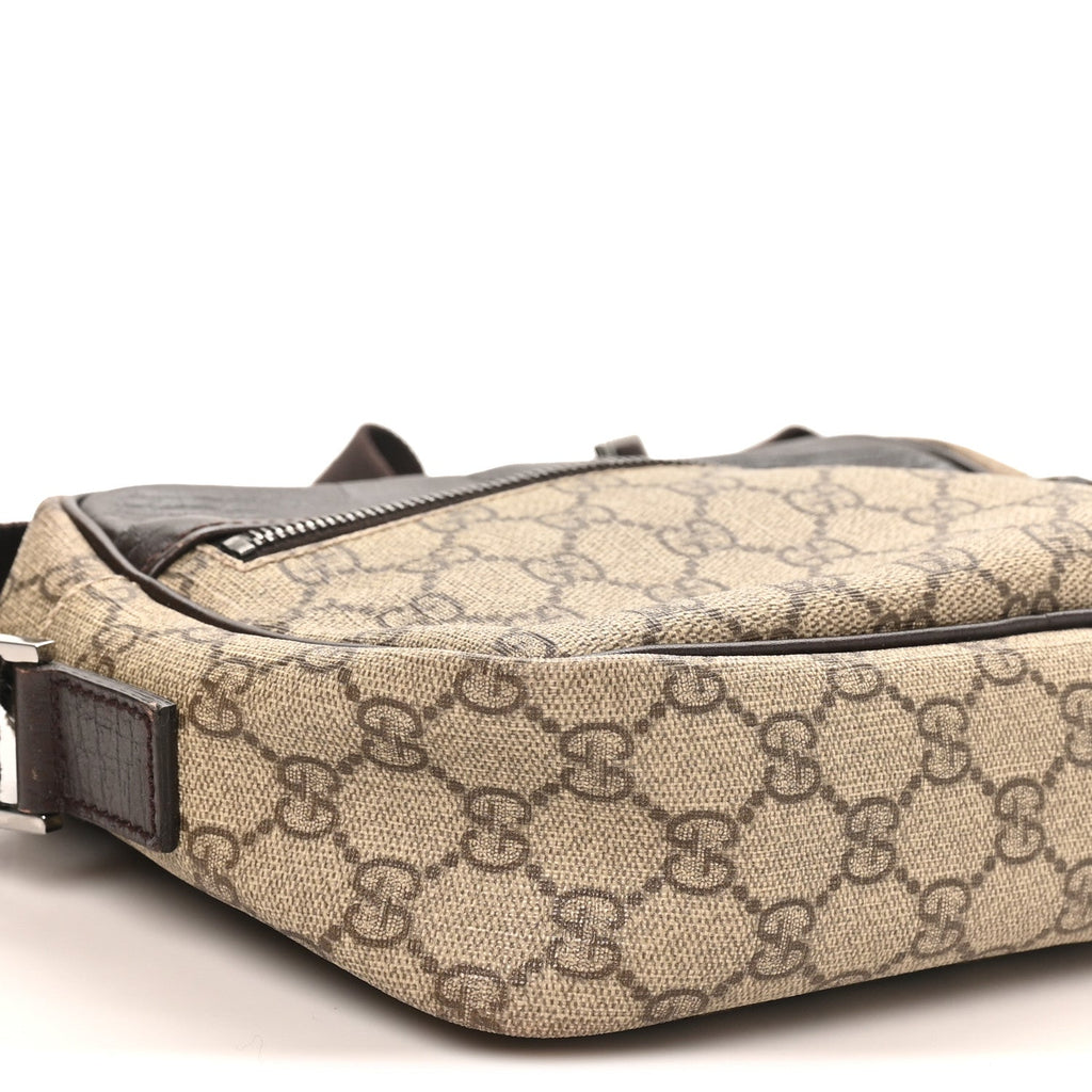 GG Plus Monogram Shoulder Bag Dark Brown