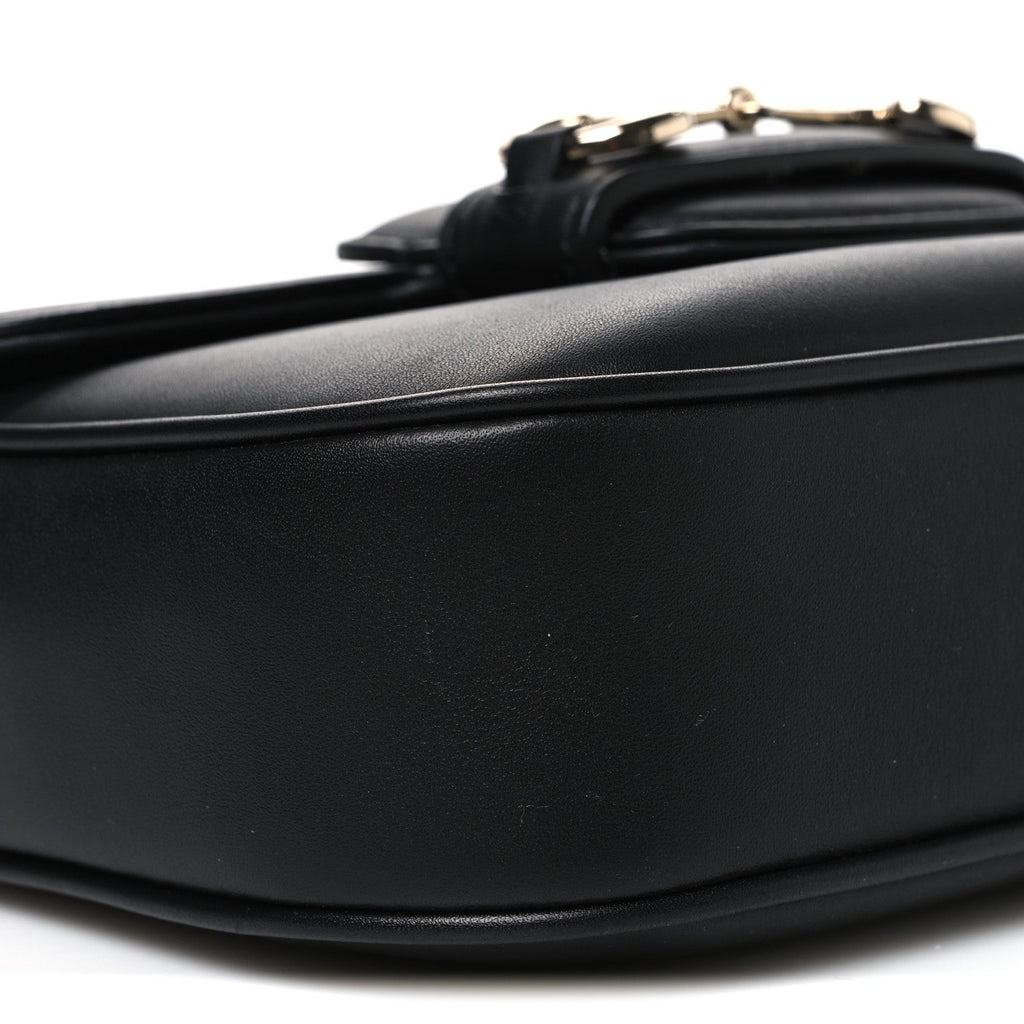 Arabella Calfskin Horsebit 1955 Shoulder Bag  Black