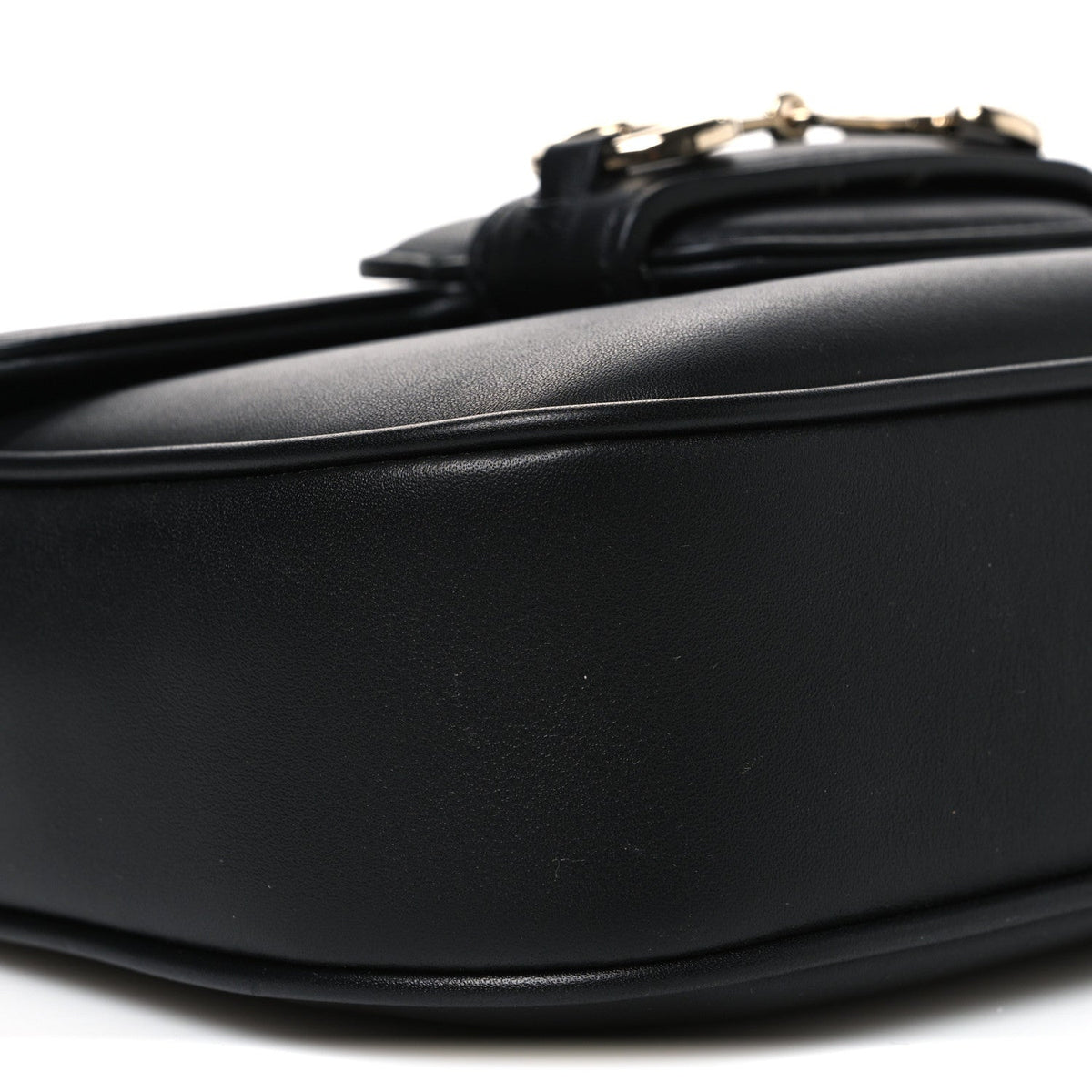 Arabella Calfskin Horsebit 1955 Shoulder Bag  Black