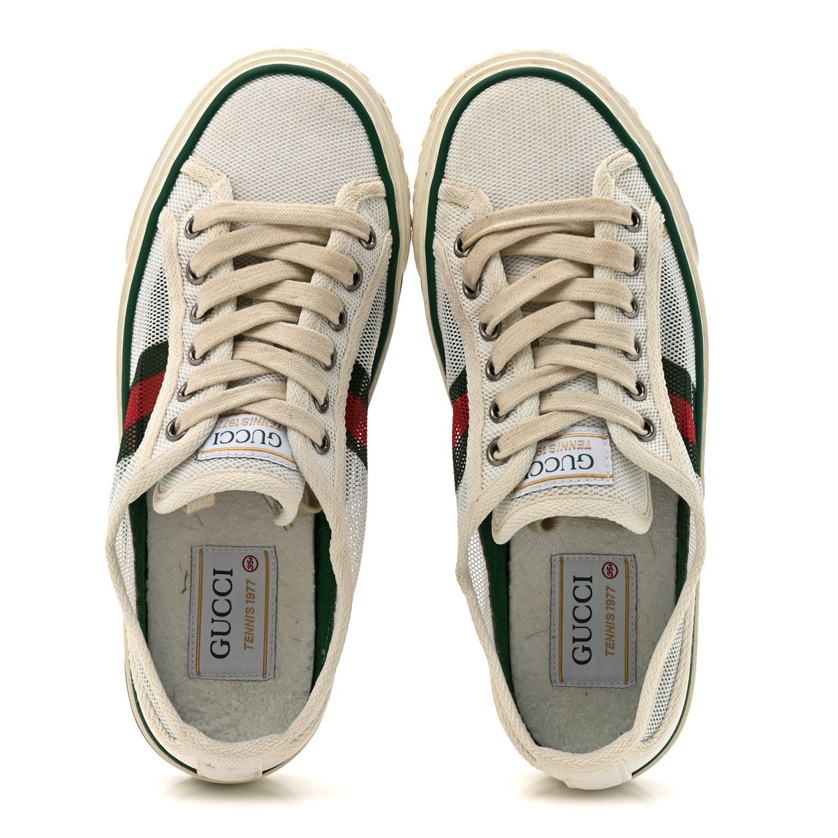 Mesh Web Womens 1977 Tennis Sneakers 35 Great 35.5 White Mystic White