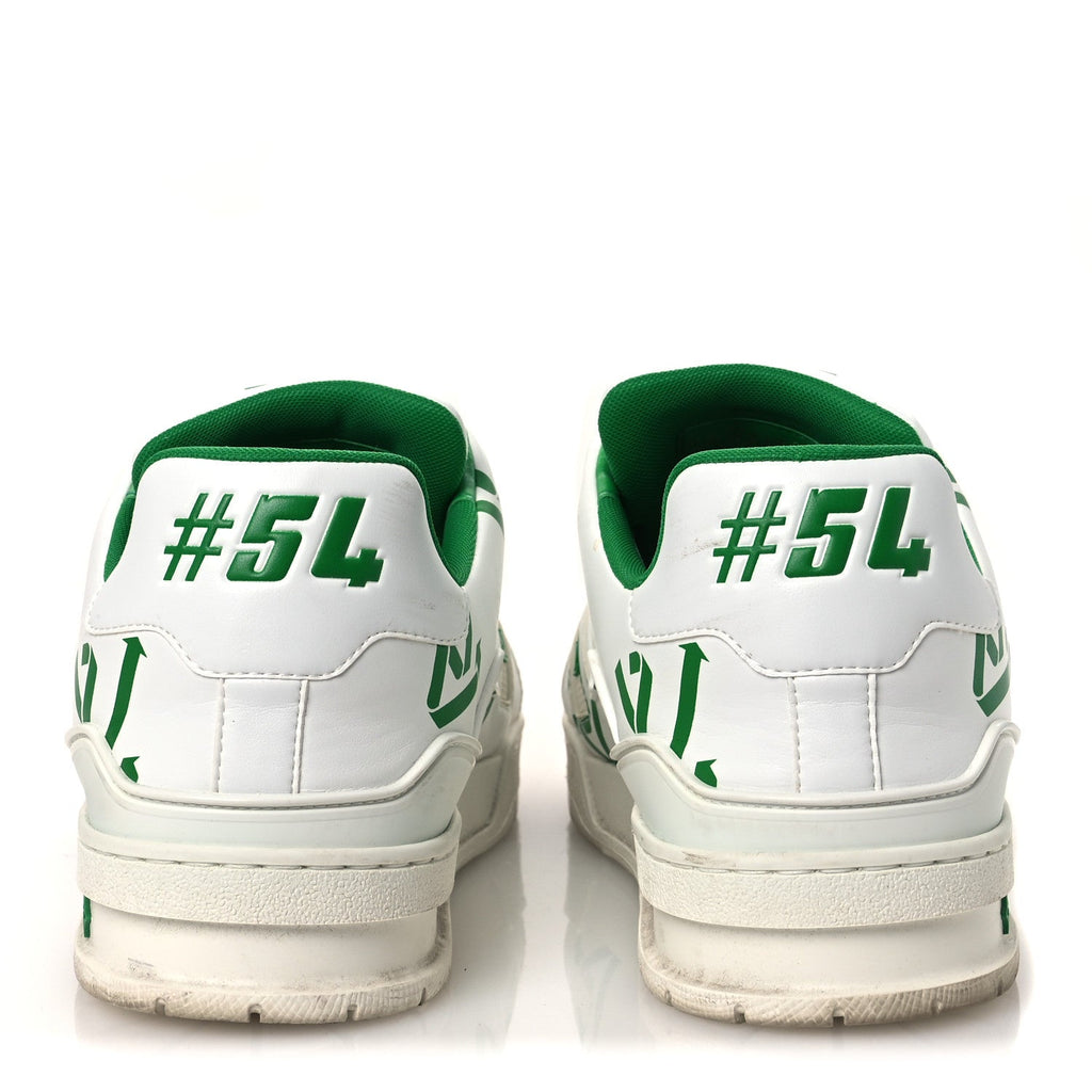 Mens LV Trainer Sneakers 10.5 Green