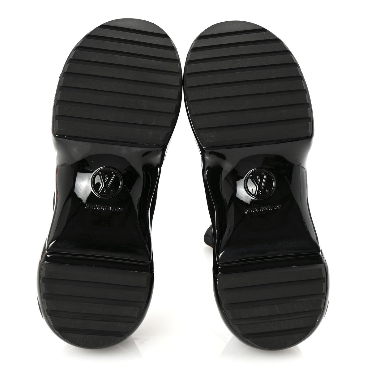 Stretch Textile Patent LV Archlight Sneaker Boots 35 Black
