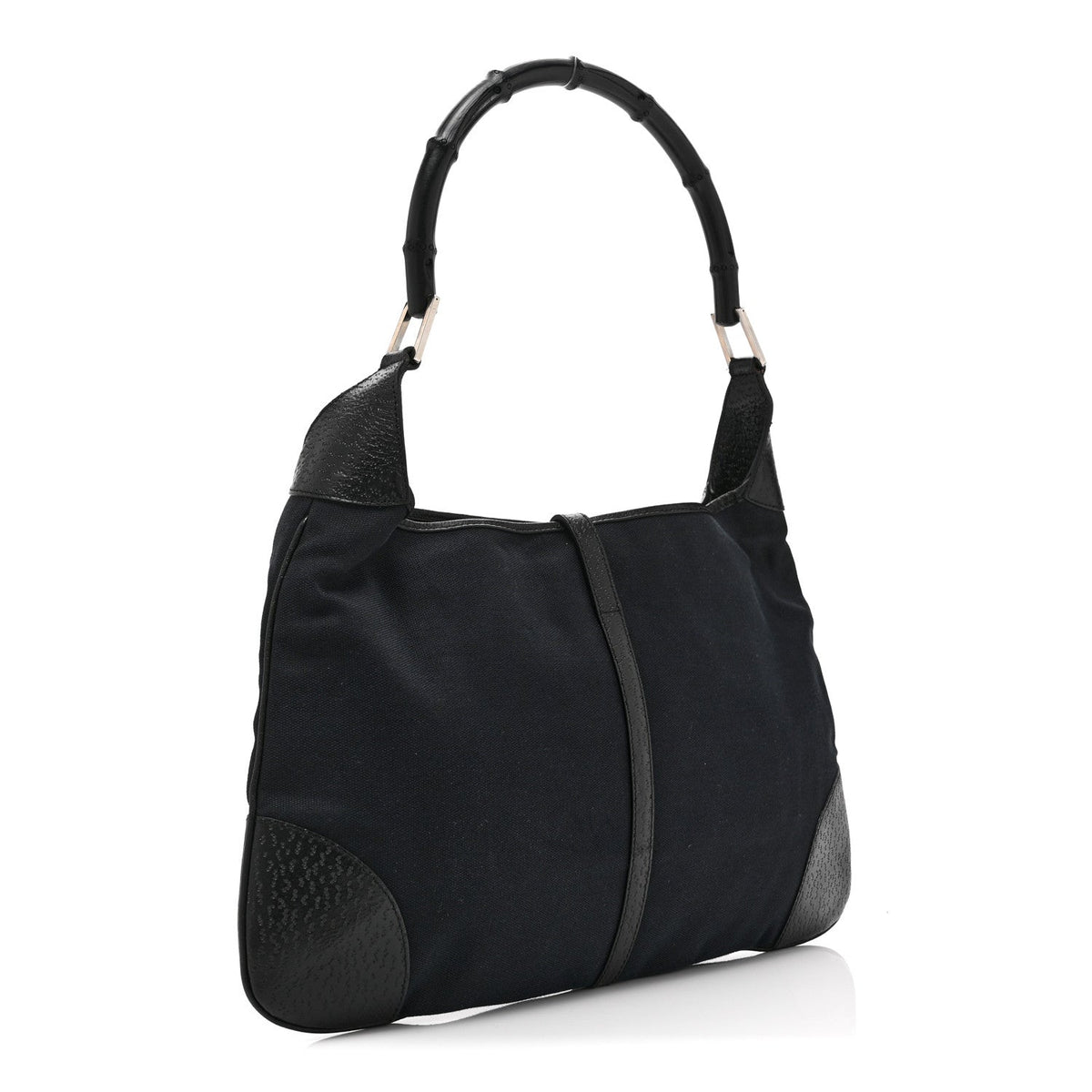 Canvas Small Jackie O Hobo Black