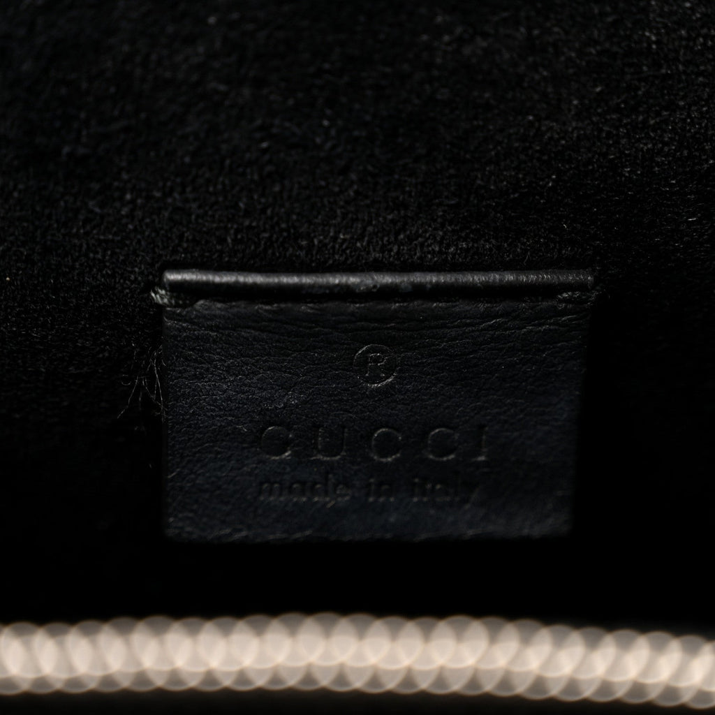 GG Supreme Monogram Small Dionysus Shoulder Bag Black