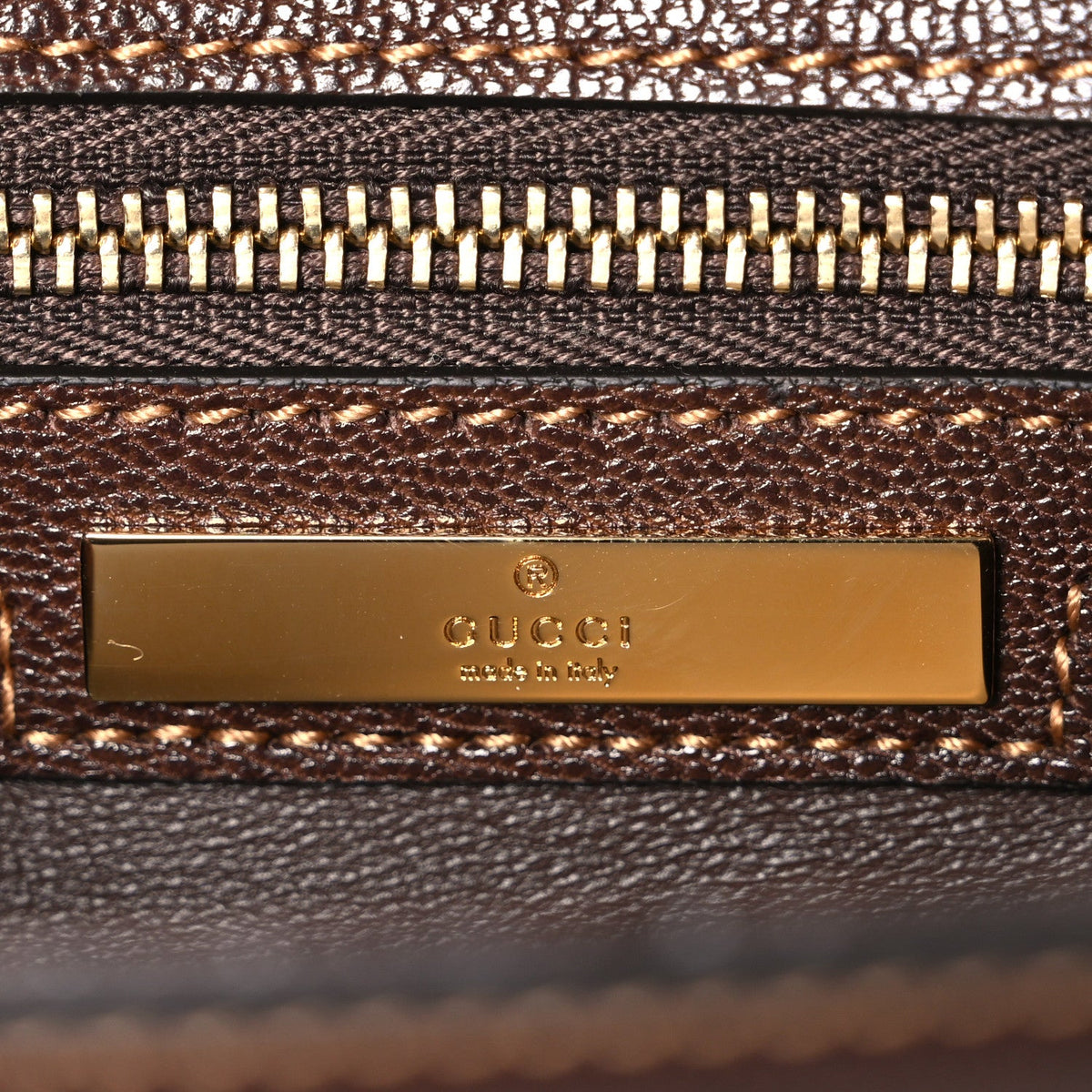 Monogram Medium Ristretto Horsebit Flap Shoulder Bag Sand Brown