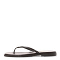 Goatskin CC Times Square Thong Sandals 39 Brown