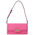 GG Monogram Scratch Lux Calfskin Mini Luce Shoulder Bag Rose Dark Blossom