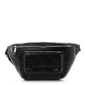 Calfskin GG Tennis Embossed Pocket Belt Bag Black