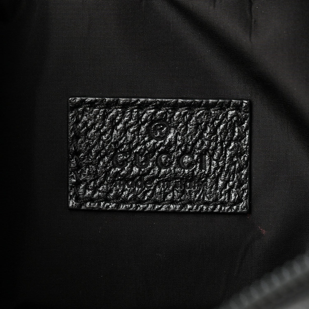 GG Crystal Monogram Mini Shoulder Bag Black