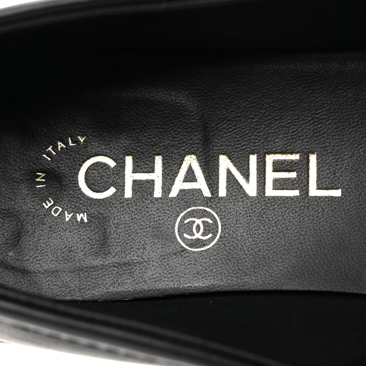 Lambskin Quilted CC Turnlock Loafers 40 Black