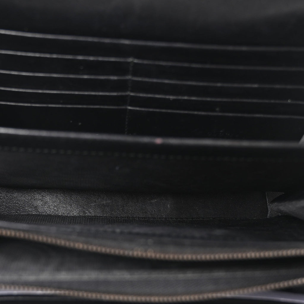 Calfskin Matelasse GG Marmont Chain Wallet Black