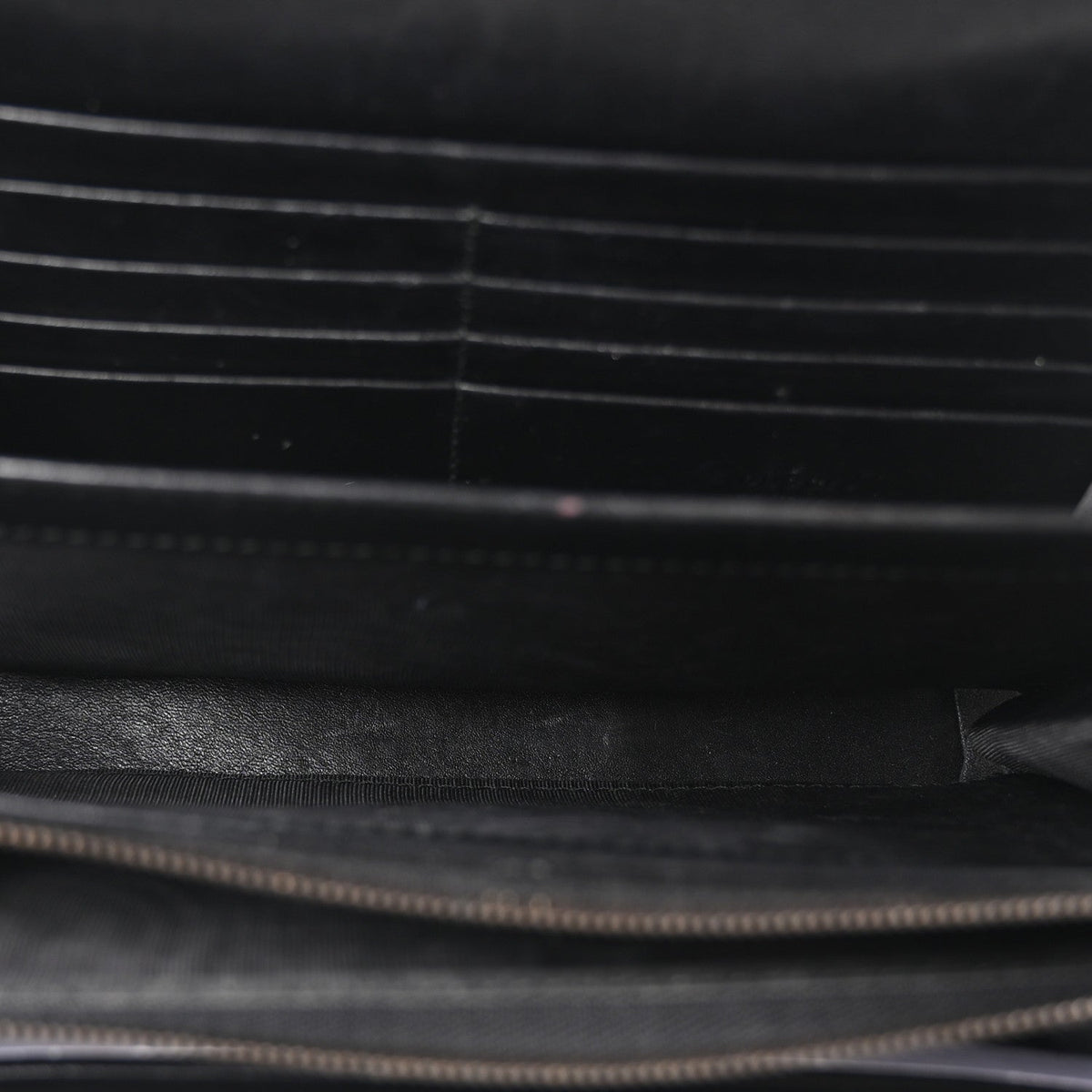 Calfskin Matelasse GG Marmont Chain Wallet Black