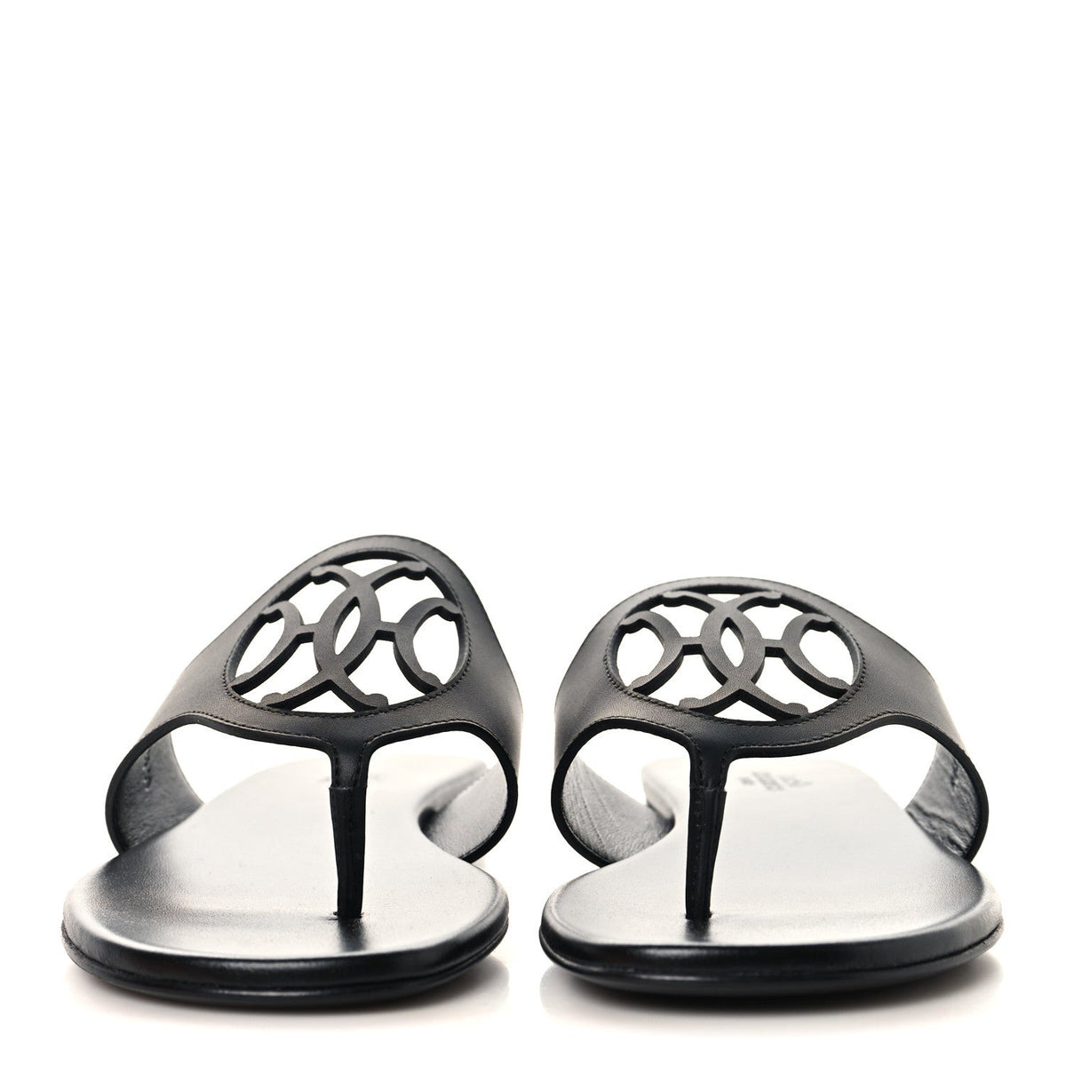 Calfskin Womens Mage Sandals 38 Black