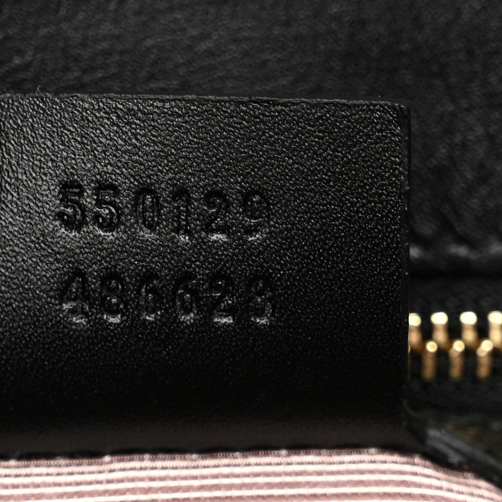Vitello Palmellato Lux Small Arli Flap Shoulder Bag Black