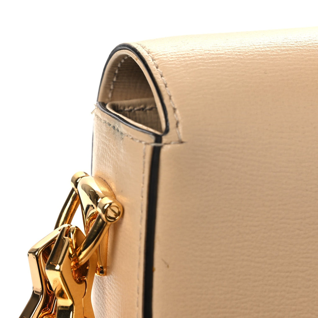 Azalea Calfskin Web Mini Horsebit 1955 Shoulder Bag Bubble Tea