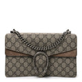 GG Supreme Monogram Small Dionysus Shoulder Bag Taupe